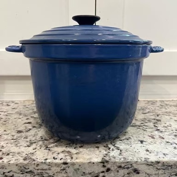 Le Creuset Cobalt Blue Cast Iron Pot